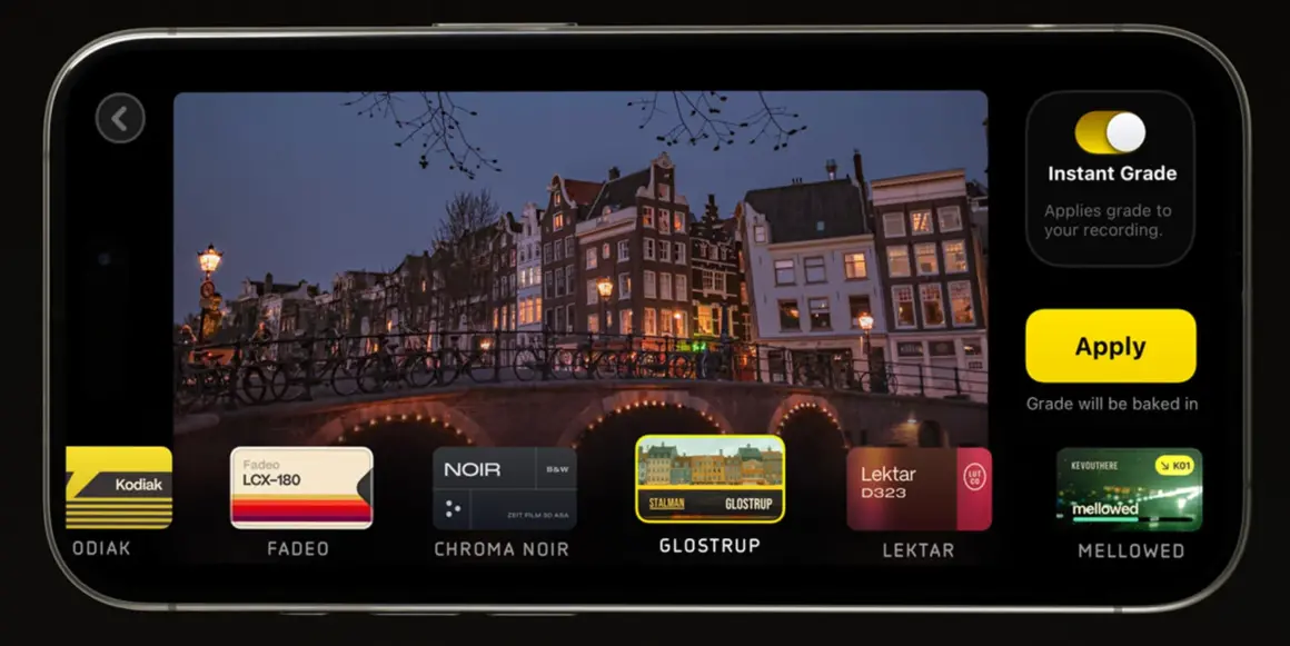 Halide'nin Kino Uygulaması iPhone Video Çekiminde Devrim Yaratmayı Hedefliyor 4 kino Grades Glostrup Amsterdam