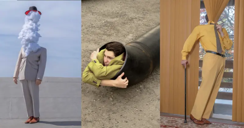 ben zank surreal selfie self portraits