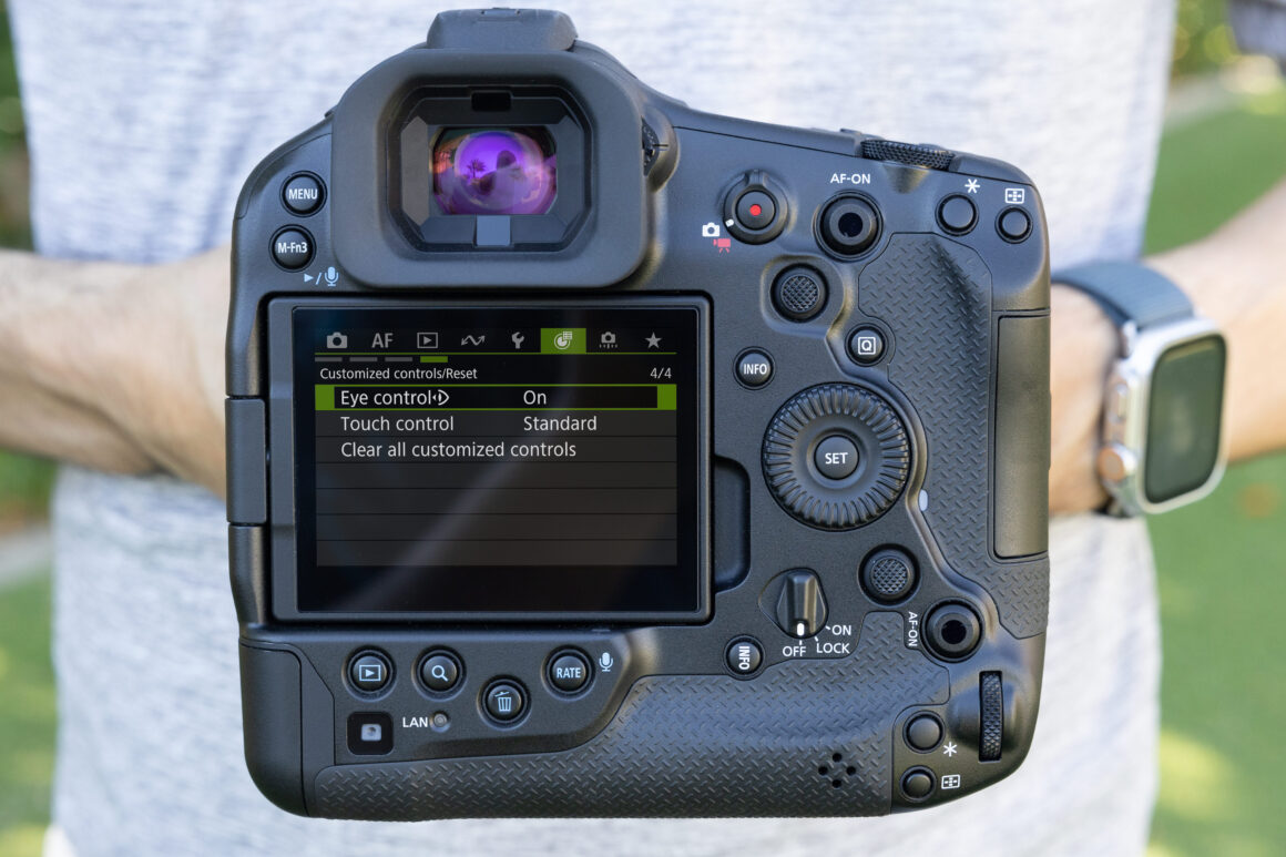 Canon EOS R1 ilk incelemesi 14 Canon EOS R1 Rear Screen Menu