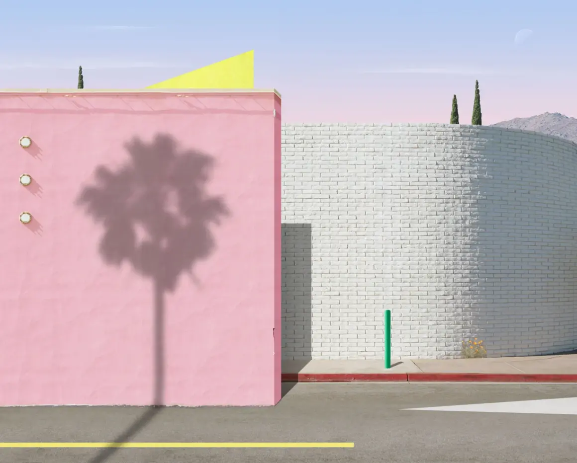 George Byrne : Synthetica 11 Desert Collage 2024