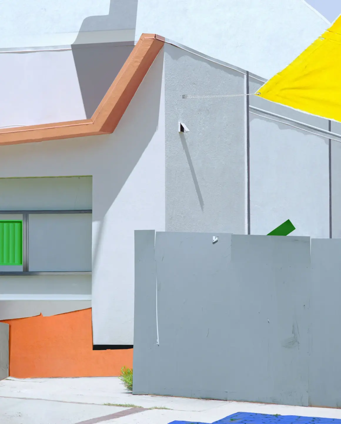 George Byrne : Synthetica 5 Grey Fence Assemblage 2024