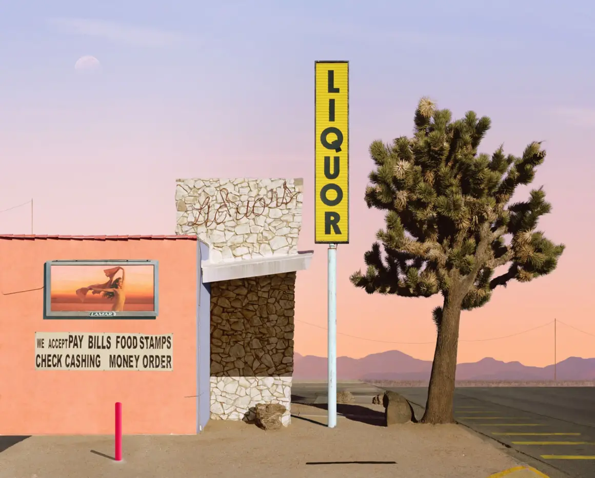 George Byrne : Synthetica 9 Liquor Store Yucca Valley 2024