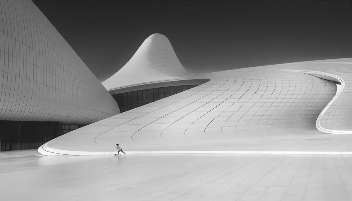 Black and White Photo Awards 2024 4 Architectural Playground by Florian Kriechbaumer Architecture Category Winner in the Black and White Photo Awards 2024