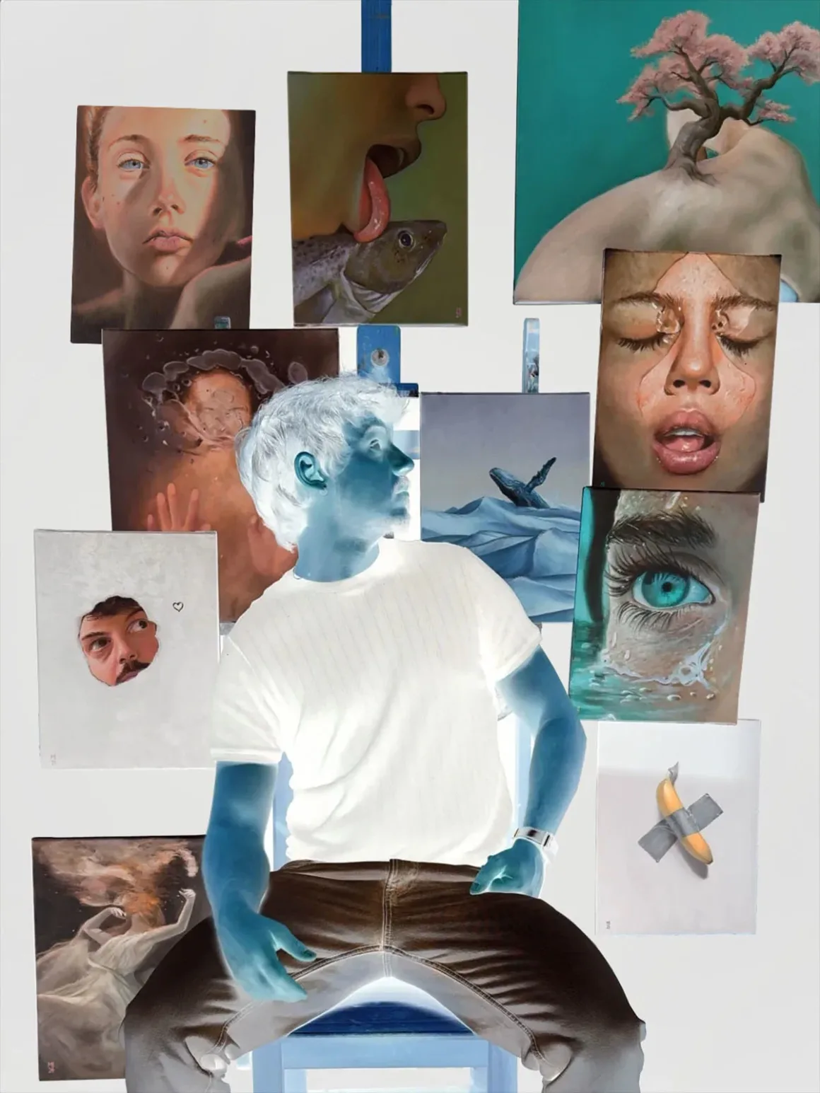 Bu Sanatçı Resimleri Negatif Olarak Boyamada Ustalaştı 3 melvin werner impossible things 1 inverted