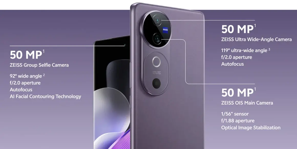 Vivo'nun Yeni V40 ve V40 Pro Akıllı Telefonları 1 vivo v40 camera