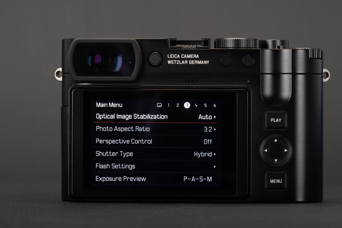 Leica Q3 43 incelemesi 8 Leica Q3 43 Rear Menu