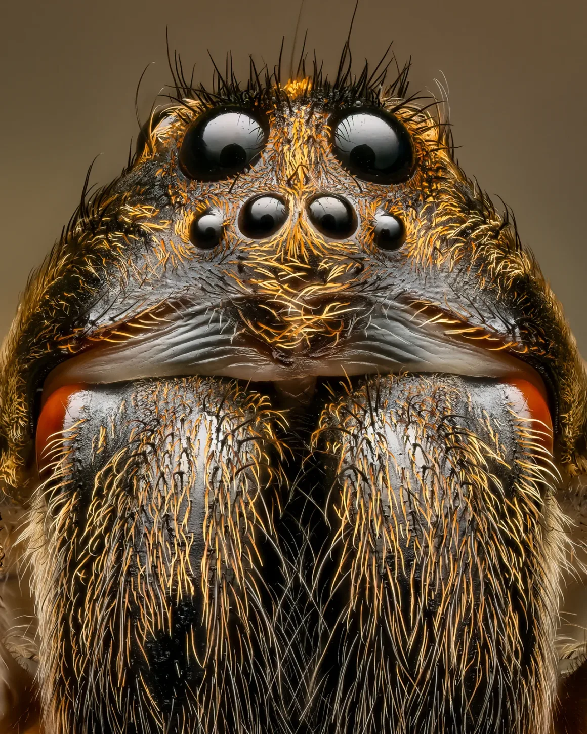 Daha İyi Makro Yaban Hayatı Fotoğrafları Nasıl Çekilir 5 Spotting Spiders at Night Wolf Spider1