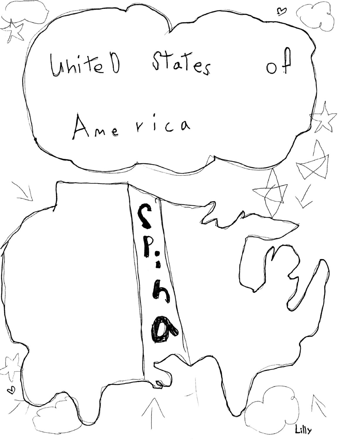 Richard Sharum : Spina Americana 5 Spina Americana Map