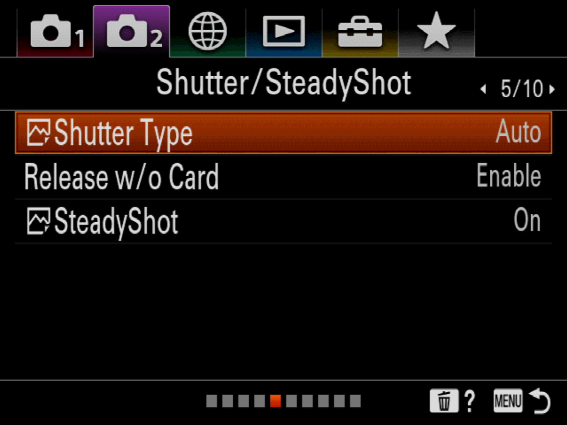 Sony Cyber-shot DSC-RX100 VII İncelemesi 13 Sony RX100 VII Menus