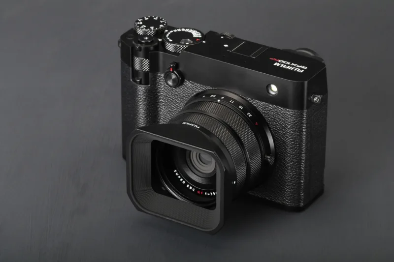 gfx 100 rf three quarter with lens hood