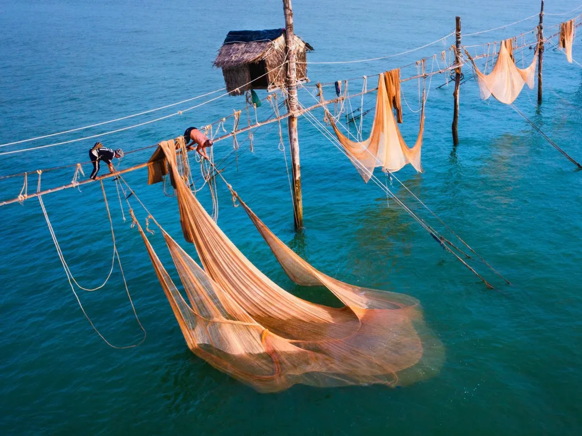 21 Cao Thi Ngoc Diem Collecting the Net Hi res