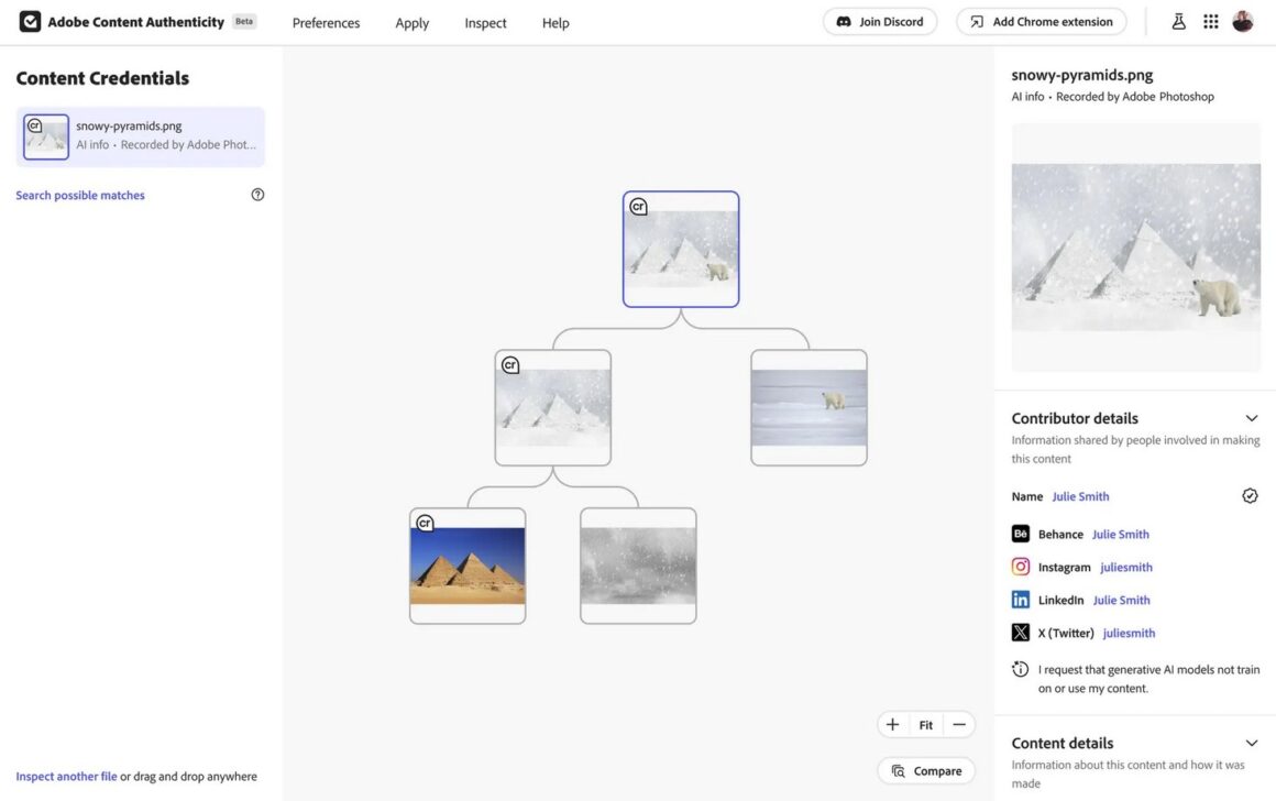 Fotoğrafçılar Neden Yeni İçerik Orijinalliği Uygulaması Önemsemeli? 8 Adobe Content Credentials 6