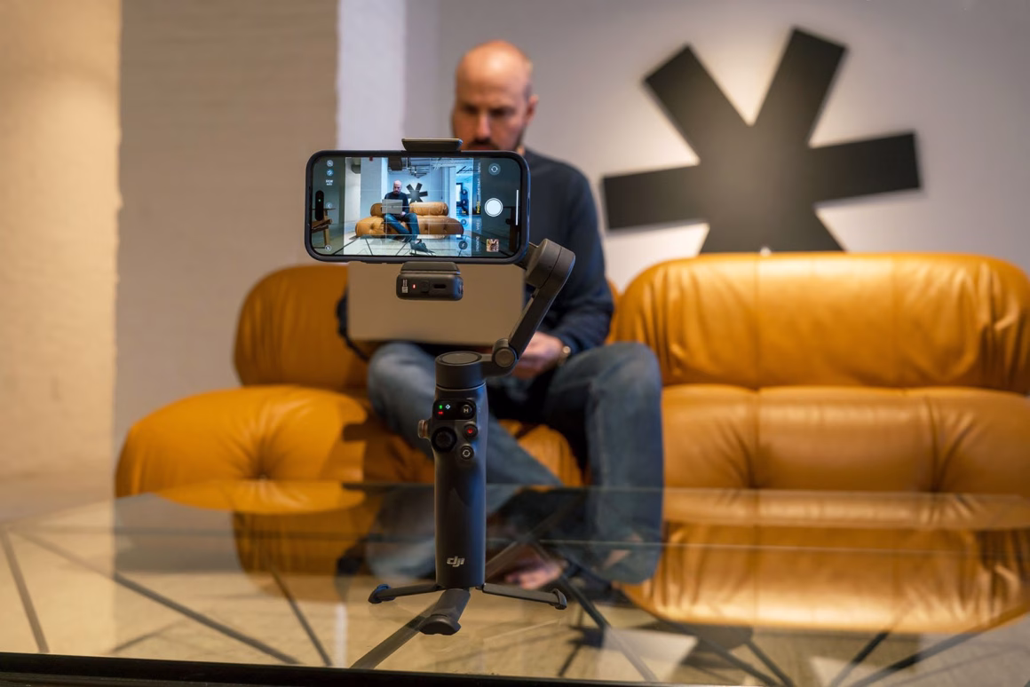 DJI Osmo Mobile 7P İncelemesi 5 DJI Osmo Mobile 7P setup