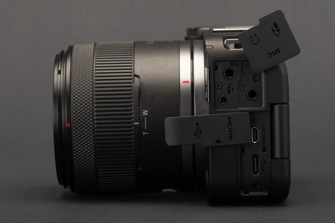 Canon EOS R50 V vs EOS R50 10 EOS R50V Ports