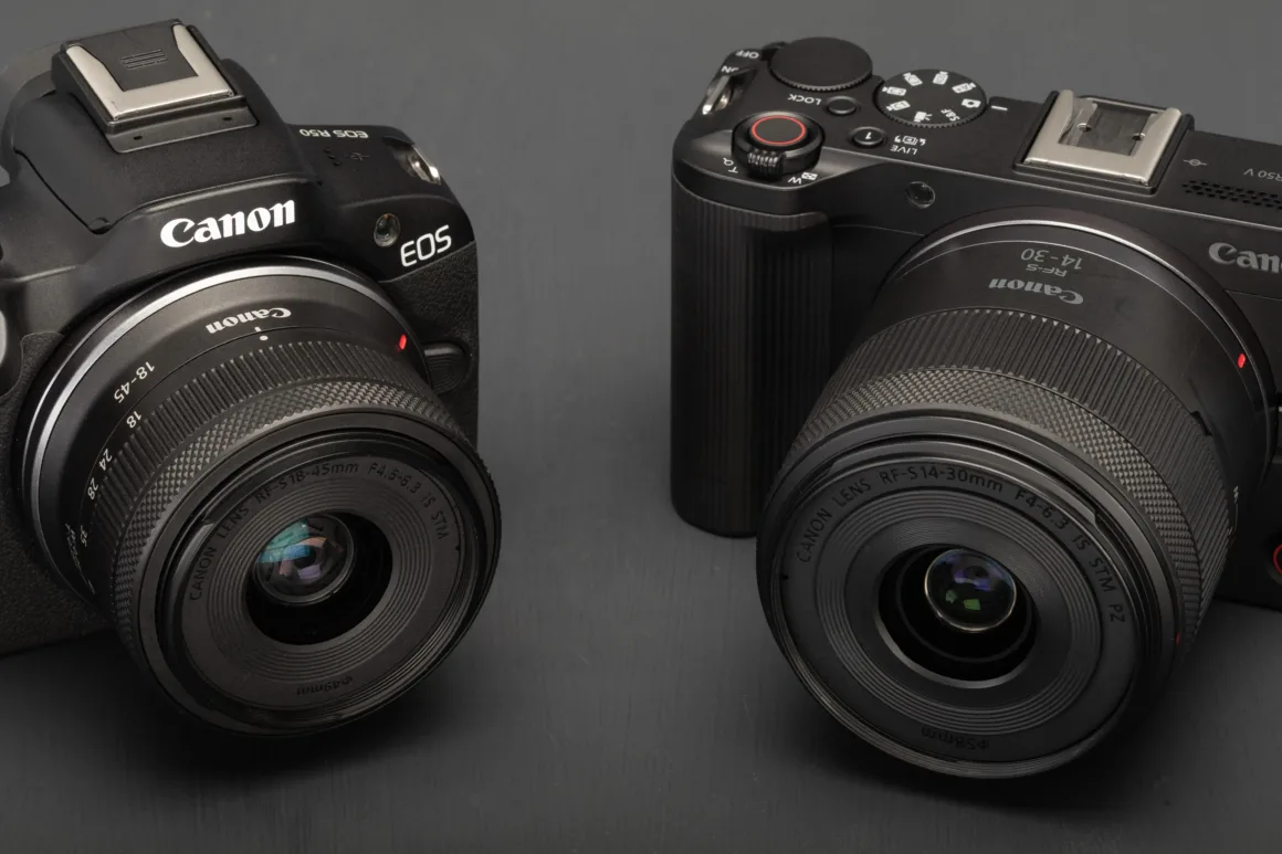 Canon EOS R50 V vs EOS R50 11 EOS R50 vs EOS R50 V lenses