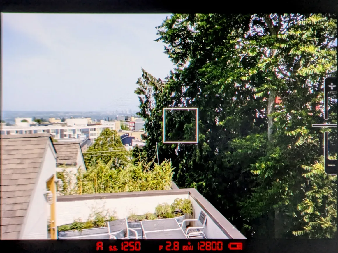 Fujifilm X-E5 İncelemesi 4 Fujifilm X E5 Classic Viewfinder Mode