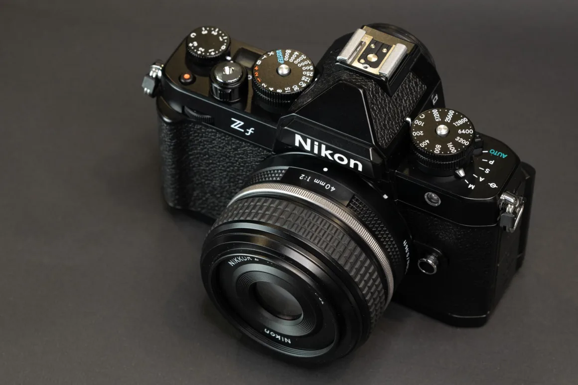 Nikon Z5II vs Nikon Zf 7 Nikon zf three quarter view