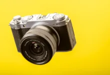 X M5 floating on yellow background