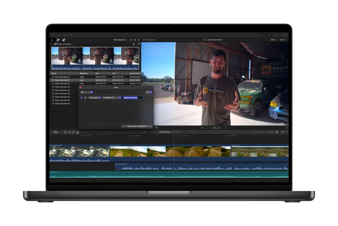 Apple Creator Studio tanıtıldı: Creative Cloud’a yeni rakip 3 Apple Creator Studio Final Cut Pro Transcript Search