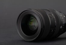 Sigma 17 40mm F1p8 3 quarter view