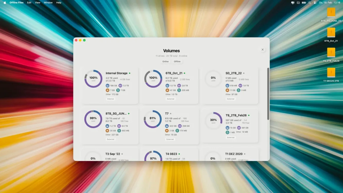 Offline Files: Harici Disklerde Fotoğraf Aramayı Kolaylaştıran macOS Uygulaması 2 03 1