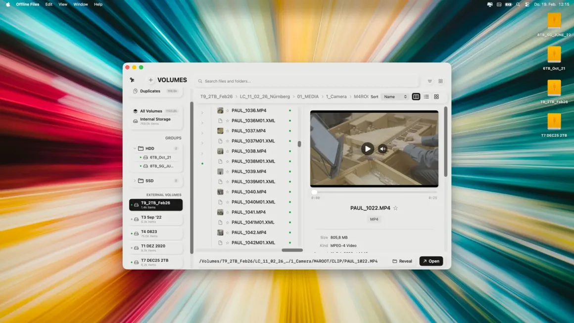 Offline Files: Harici Disklerde Fotoğraf Aramayı Kolaylaştıran macOS Uygulaması 3 05 1