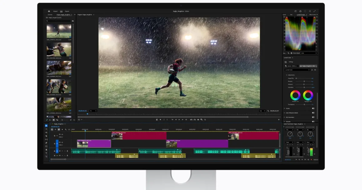 Apple Studio Display XDR Adobe Premiere 260303