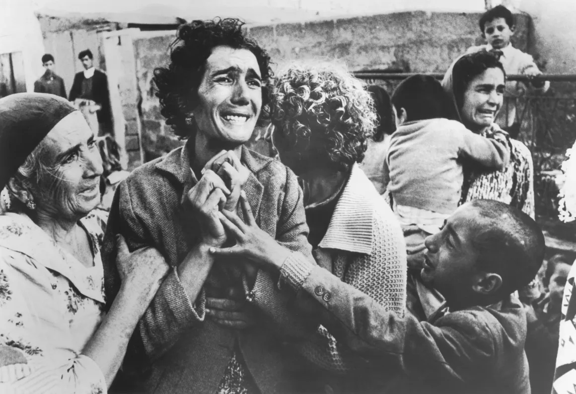 Don McCullin Turkish Cypriot Woman Mourning Her Dead Husband 1964
