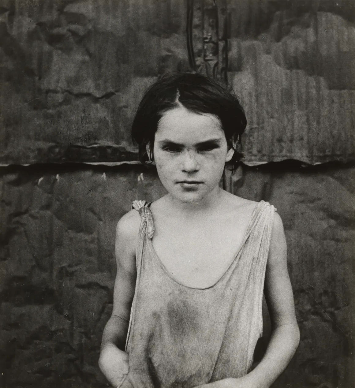 Dorothea Lange. Damaged Child Shacktown Elm Grove Oklahoma. August 1936