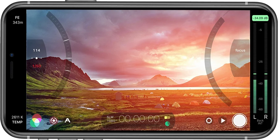 2026'nın en iyi iPhone Kamera Uygulamaları 11 FilmicPro 1