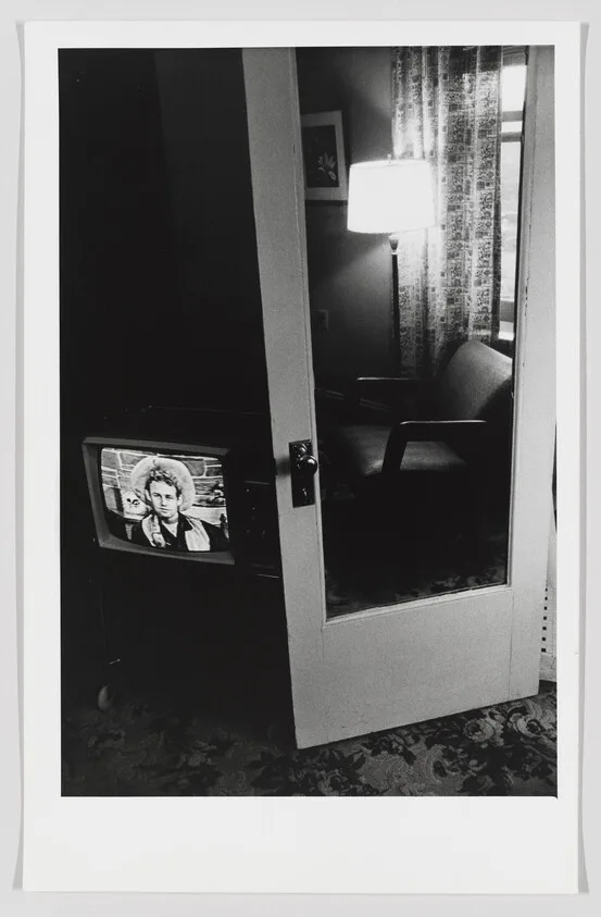 Lee Friedlander The Little Screens television image in domestic interior
