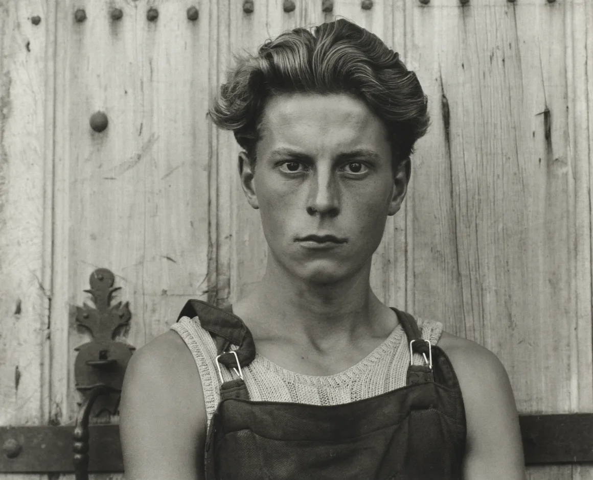 Paul Strand. Young Boy Gondeville Charente France. 1951