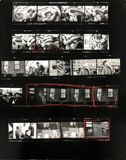 Robert Frank Kimdir? Amerika’ya Dışarıdan Bakan Fotoğrafçı 7 Robert Frank – The Americans contact sheet selection