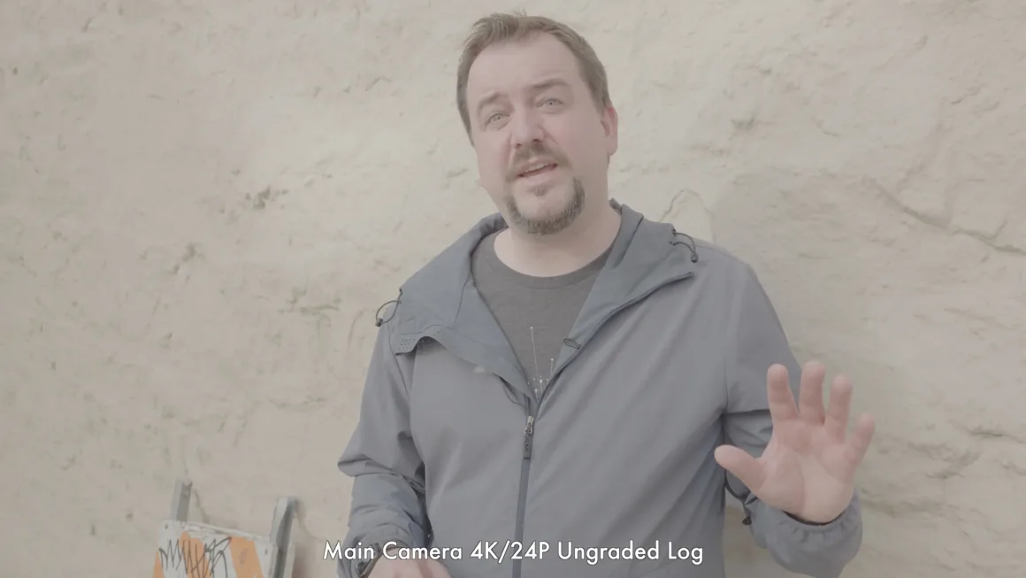 Samsung Galaxy S26 Ultra log video profili örneği