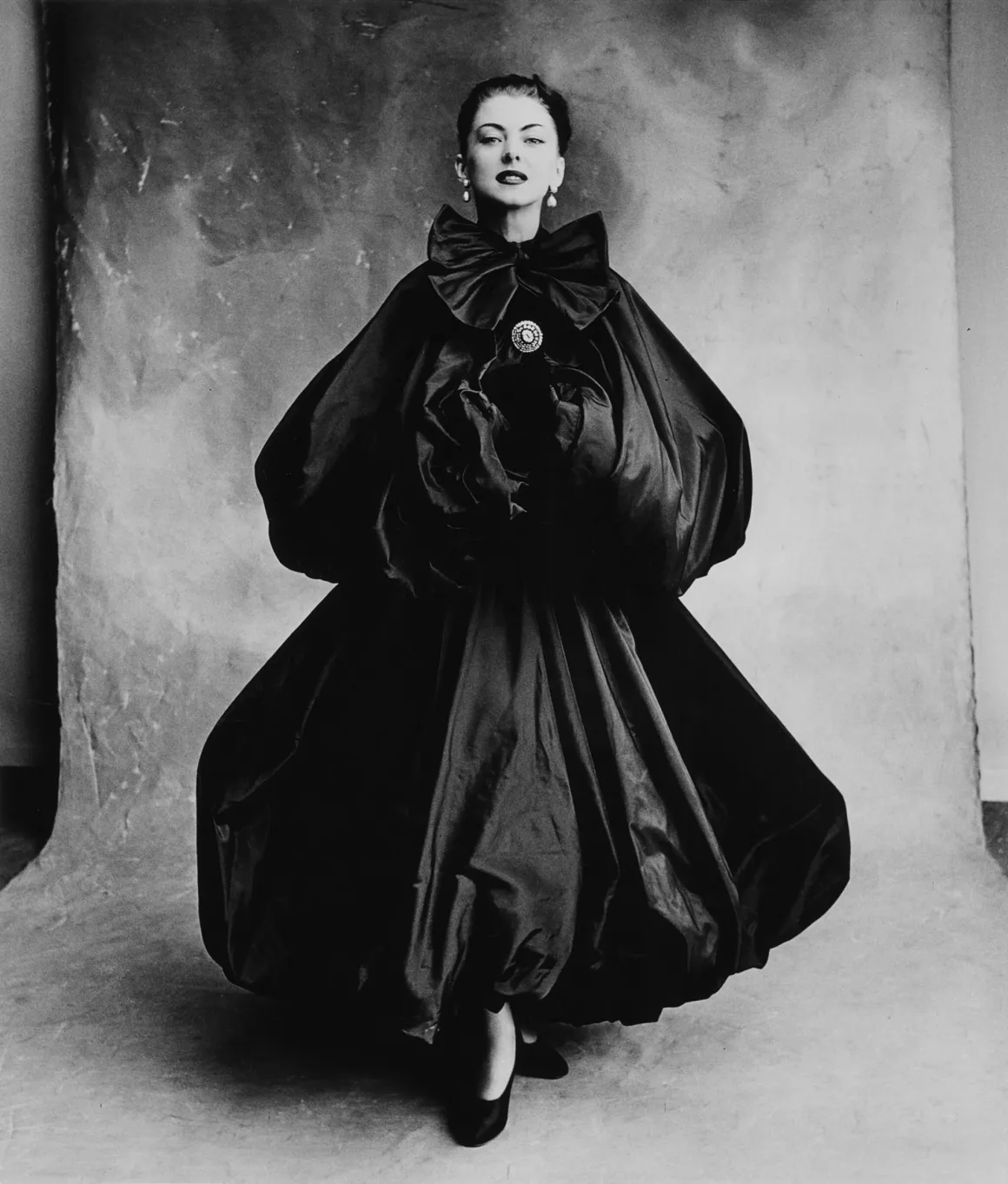 Woman in Balenciaga Cape