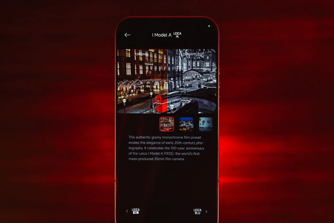 Xiaomi Leitzphone Leica I Model A simulation