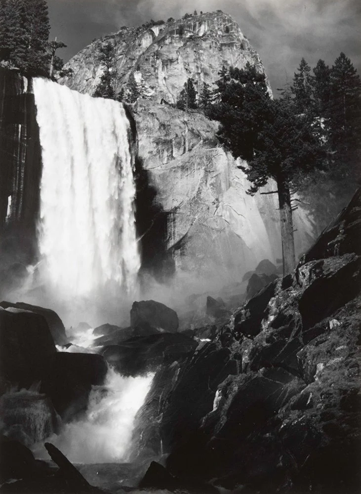 Ansel Adams: Fotoğraf Çekmek Değil, Işığı ve Tonu Tasarlamak 13 vernal fall explore photographs ansel adams 1