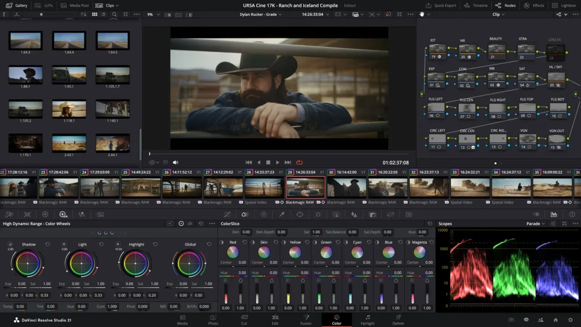 DaVinci Resolve 21 COLOR