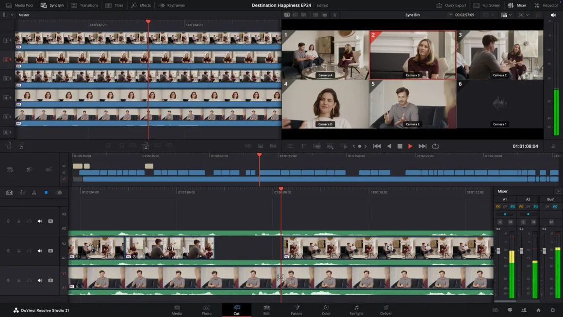 DaVinci Resolve 21 CUT