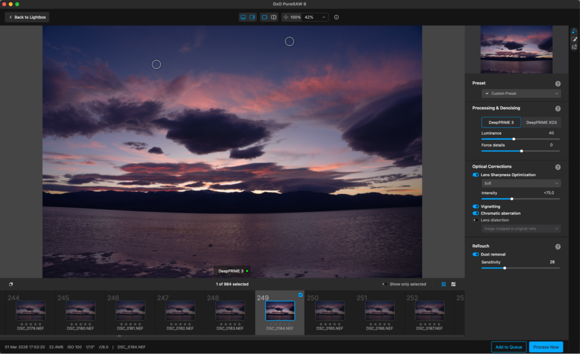 DxO PureRaw 6 İncelemesi: RAW Fotoğraflarda Maksimum Detay ve Minimum Gürültü 8 DxOPureRaw6Review image12