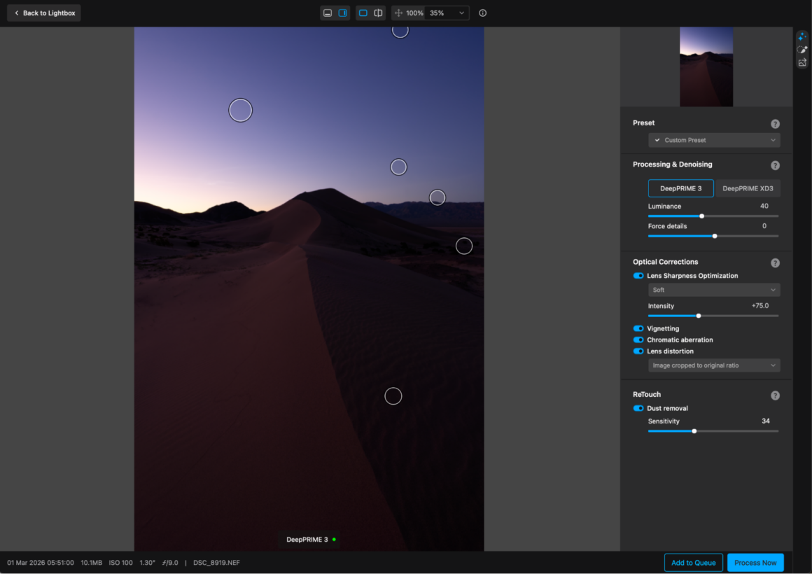DxO PureRaw 6 İncelemesi: RAW Fotoğraflarda Maksimum Detay ve Minimum Gürültü 11 DxOPureRaw6Review image16