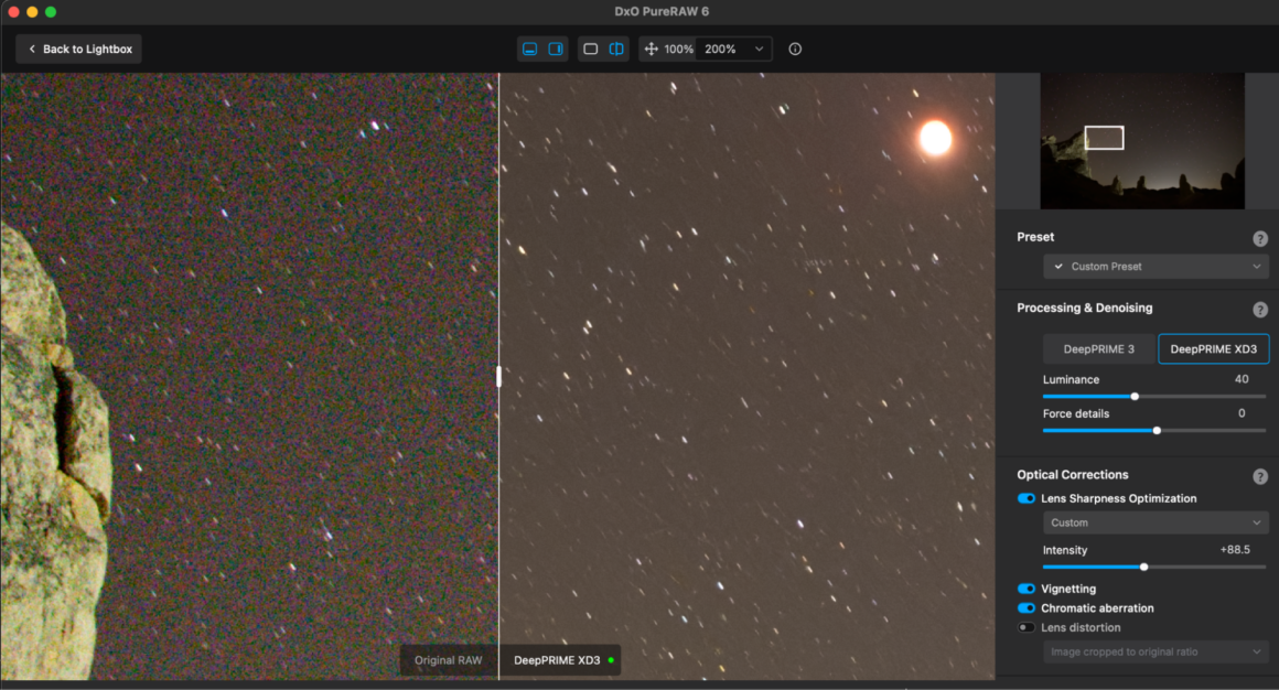 DxO PureRaw 6 İncelemesi: RAW Fotoğraflarda Maksimum Detay ve Minimum Gürültü 7 DxOPureRaw6Review image3