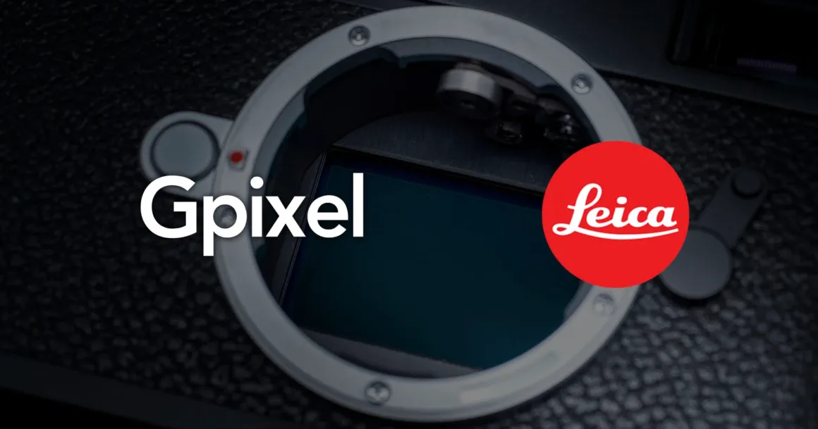 Leica, Yeni Nesil Görüntü Sensörü İçin Gpixel ile Ortaklık Kurdu
Üzerinde 'Gpixel' yazısı ve kırmızı Leica logosu bulunan bir kamera sensörünün yakın plan görüntüsü. Kamera gövdesi dokulu siyah bir yüzeye sahip.