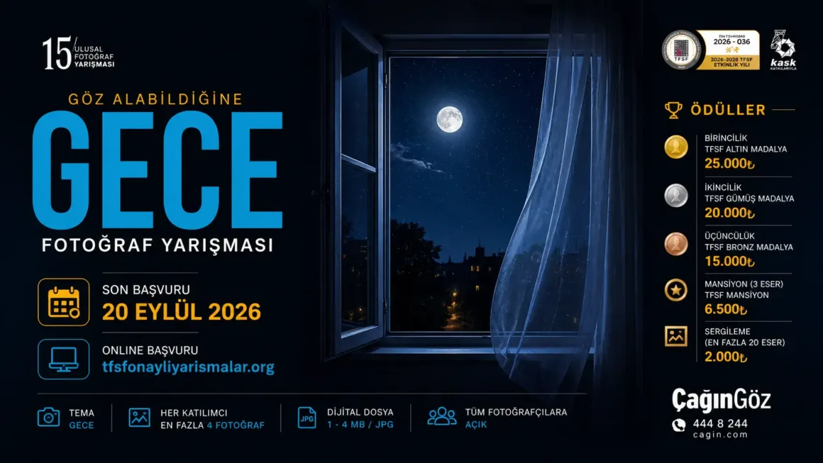Çağın Göz Hastanesi 15. Ulusal Fotoğraf Yarışması Göz Alabildiğine Gece