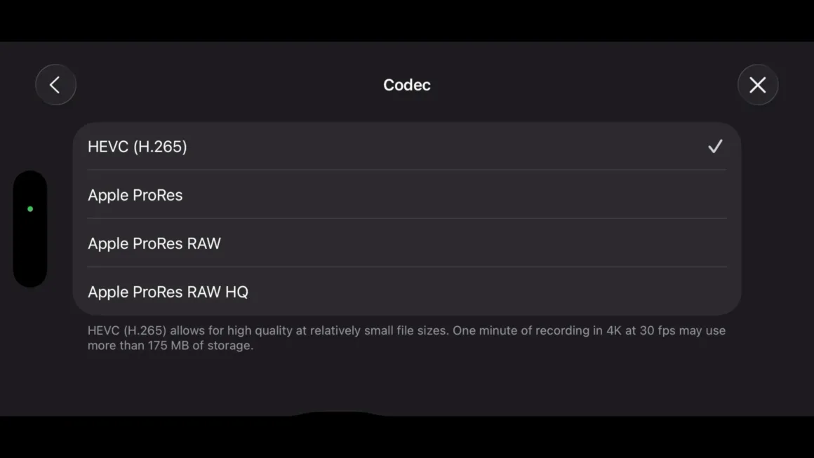 iPhone 17 Pro ve Pro Max İncelemesi: Bir Kamera mı, Bir Telefon mu? 26 iPhone 17 Codecs