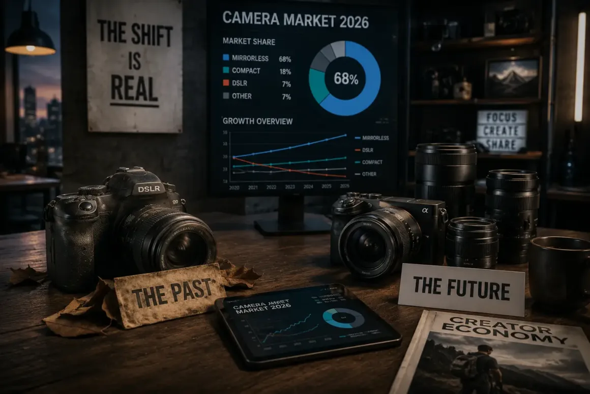 DSLR Bitti mi Kamera Pazari 2026da Gercekte Nerede