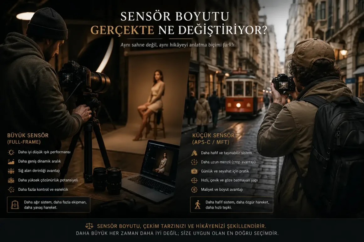 Sensor Boyutu Gercekte Ne Degistiriyor