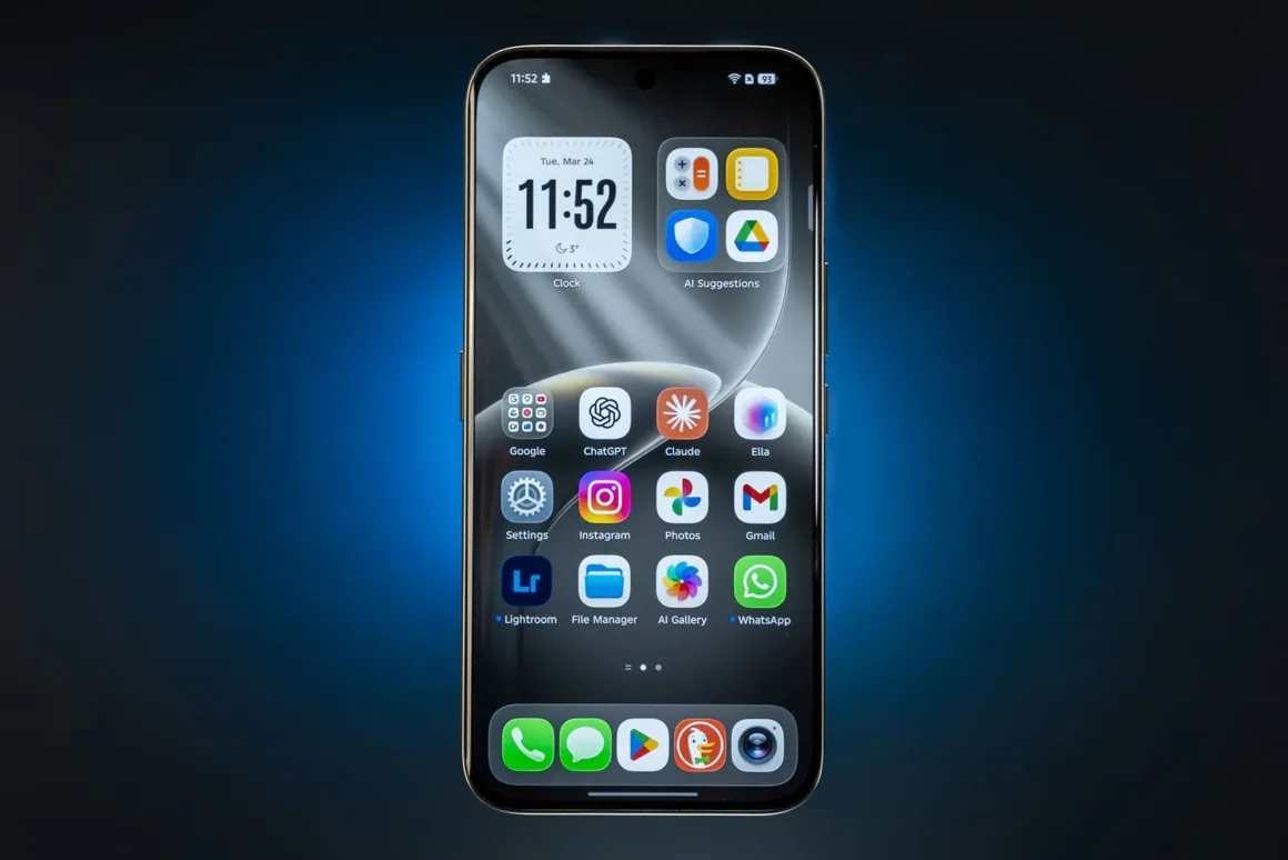 Tecno Camon 50 Ultra kavisli AMOLED ekran görünümü