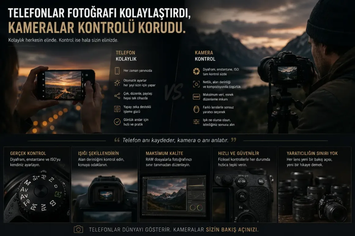 Telefonlar Fotografi Kolaylastirdi Kameralar Kontrolu Korudu