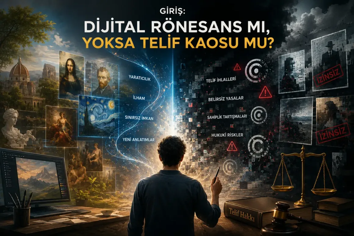 Yapay Zekâ ile Üretilen Görsellerin Telif Hakkı Kime Ait? 1 Yapay Zekâ ile Üretilen Görsellerin Telif Hakkı Kime Ait?